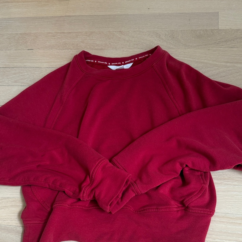 Athleta Girl Crewneck Sweater - Deep Red